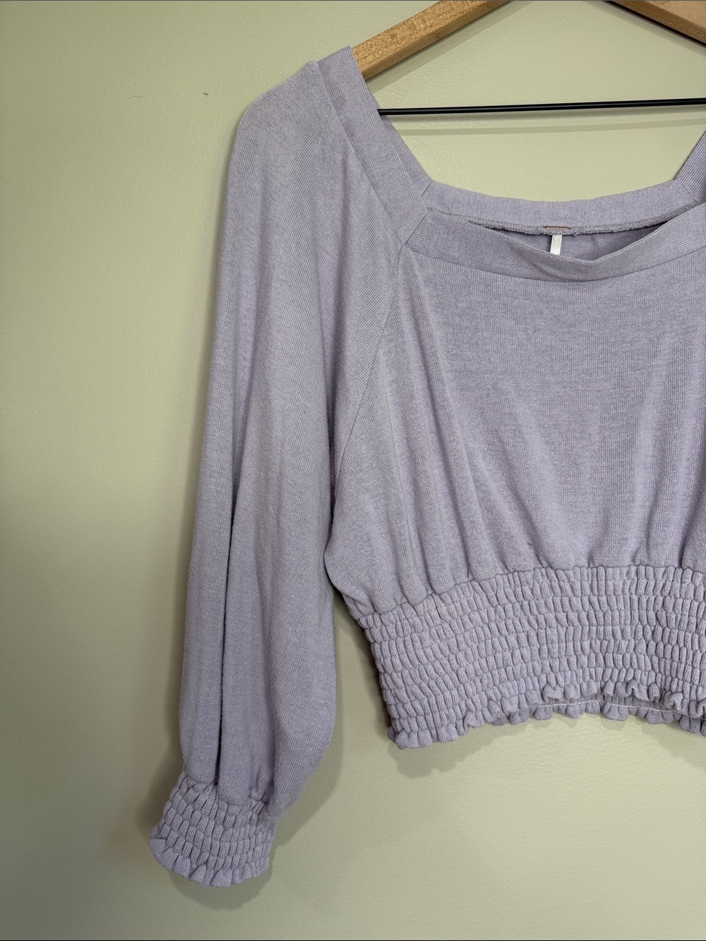 Free People Lavender Golden Tee Women's Top XS - Picture 2 of 7
